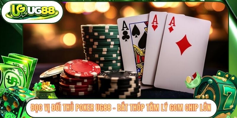 Đọc Vị Đối Thủ Poker UG88 - Bắt Thóp Tâm Lý Gom Chip Lớn